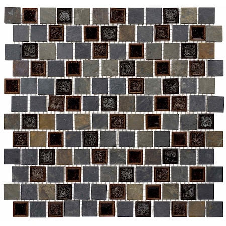 ANDOVA TILES Exploration Italy 1 X 1 Grid Mosaic Tile